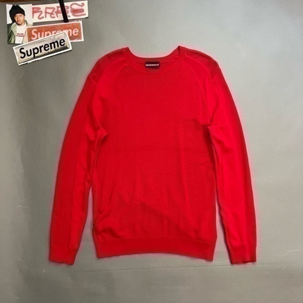 EMPORIO ARMANI Knit Crewneck Sweatshirt